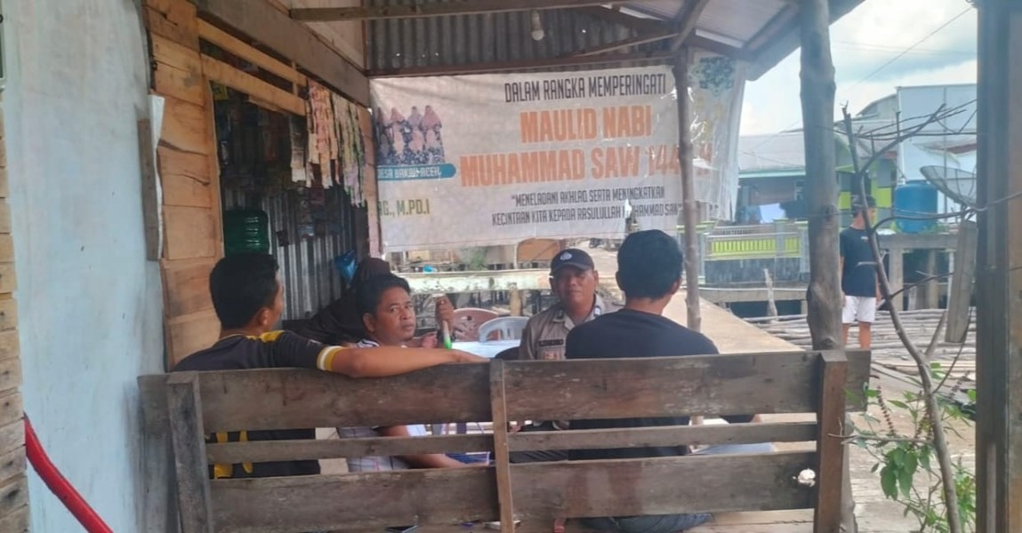 Bhabinkamtibmas Desa Bakau Aceh Koordinasi Pendataan Lahan Jagung untuk Dukung Swasembada Pangan