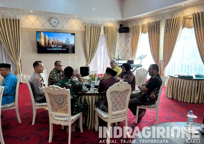 Wakapolres Inhil Hadiri Coffee Morning Bahas Isu Strategis Masa Kampanye