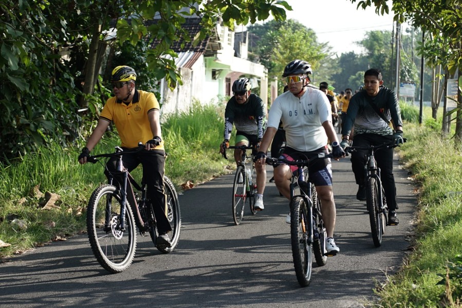 Kodim 0814/Jombang dan Polres Jombang Gowes Bersama