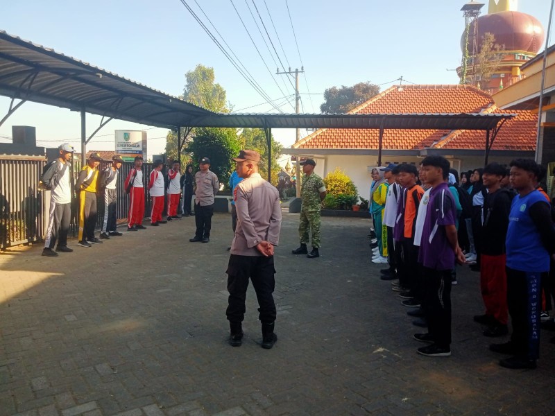 Serka Wahyudi dan Bhabinkamtibmas Kawal Seleksi Calon Paskibraka