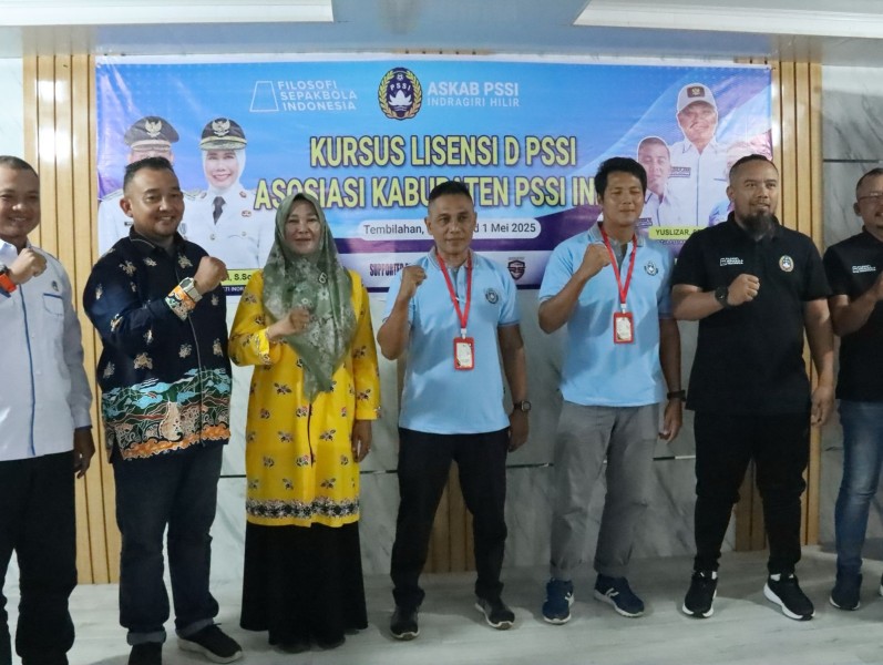 Bupati Inhil Dukung Penuh Pengembangan Sepak Bola, Kursus Lisensi D PSSI Resmi Dibuka