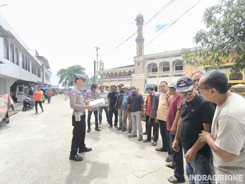 Sat Lantas Polres Inhil Sosialisasi Tertib Lalu Lintas