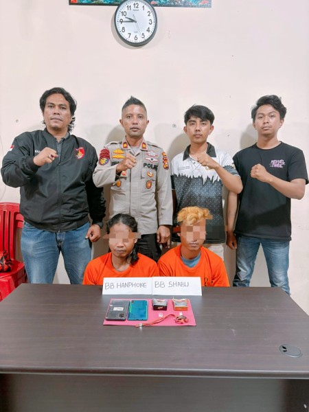 Polsek Enok Ungkap Kasus Narkotika Jenis Sabu, Dua Pelaku Diamankan