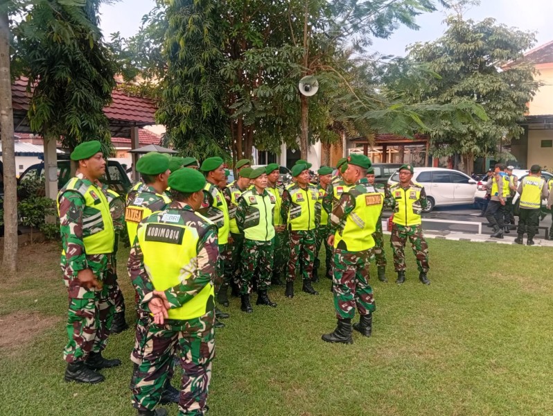 Danramil Jombang Hadiri Apel Gelar Pasukan Pengamanan Pengesahan Warga PSHT