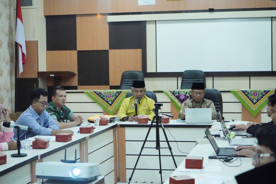 Pemerintah Kabupaten Indragiri Hilir Gelar Rakor Pengendalian Inflasi Daerah