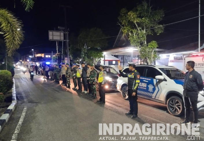 Polres Inhil, Kodim 0314/Inhil dan Satpol PP Patroli Gabungan Jelang Pelantikan