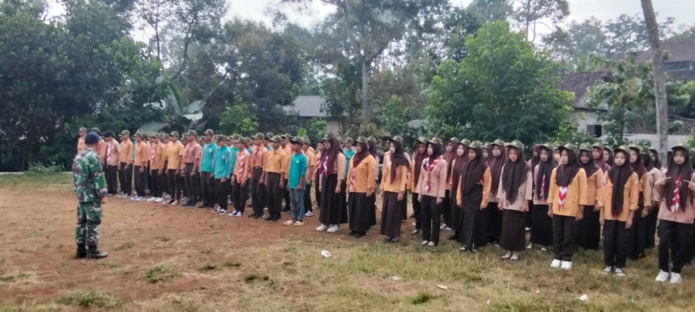 Serka Endi Octovianus Beri Pembekalan Wasbang dan PBB