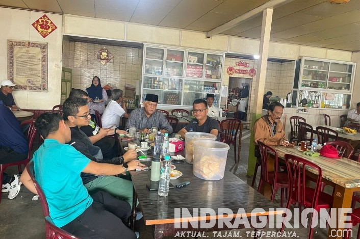 Ngopi Bareng Tokoh Masyarakat, Kapolres Inhil Sampaikan Pesan Pilkada Damai dan Kondusif