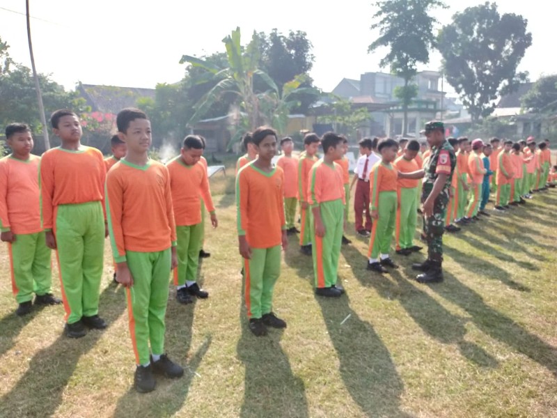 Serka Yoedhi Latih Kedisiplinan Pelajar SDN Pulolor