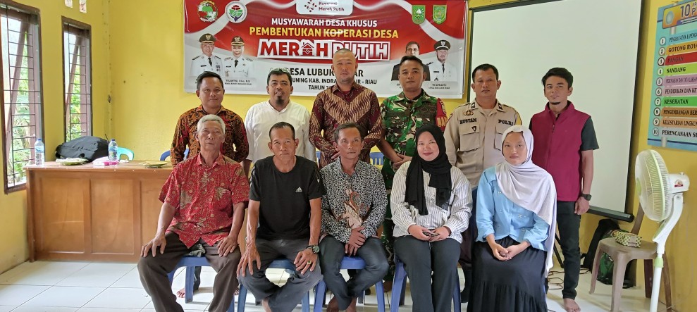 Pemdes Lubuk Besar Musdesus Bentuk Pengurus Kopdes MP