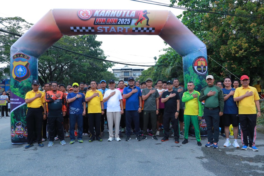 Karhutla Run Fun 2025 Polres Inhil Berlangsung Semarak