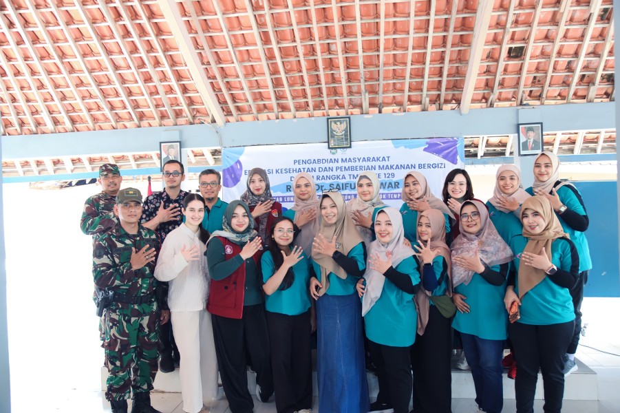 RSUD Dr. Saiful Anwar Malang Berikan Edukasi Kesehatan dan Makanan Bergizi dalam Program TMMD ke-129