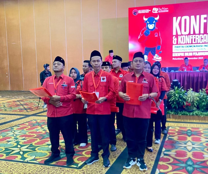 Andi Darma Taufik Terpilih sebagai Ketua DPC PDIP Inhil Gantikan Samino