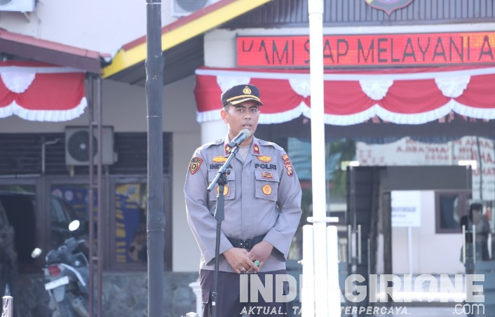 Polres Inhil Apel Gabungan Persiapan Pengamanan Malam Takbiran Idul Adha