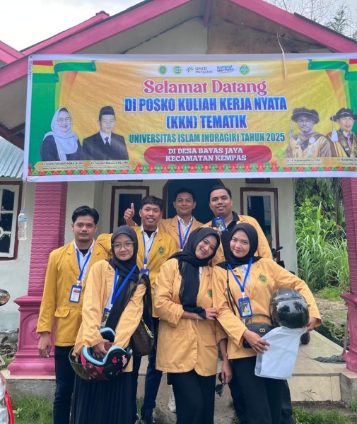 Mahasiswa KKN Universitas Islam Indragiri Hilir Laksanakan Pengabdian di Desa Bayas Jaya