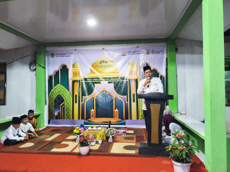 STQ Desa Limau Manis Resmi Dibuka, Kades Komitmen Membumikan Al Quran