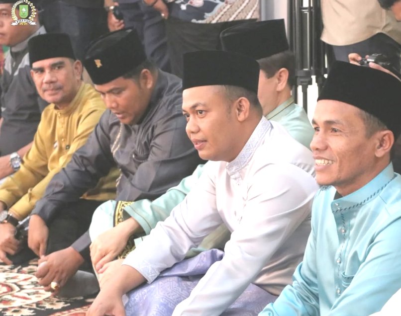 Anggota DPRD Riau Hadiri Penyambutan Bupati dan Wakil Bupati Inhu