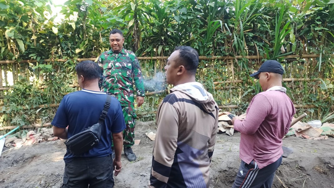 Sertu Imam Syahroni Perkuat Kemanunggalan di Desa Kedungpari