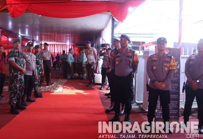 Polres Inhil Amankan Proses Tahapan Pencabutan Nomor Urut Paslon