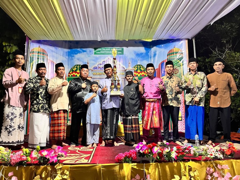 Kepala Desa Resmi Tutup STQ Tahun 2025 Tingkat Desa Talang Jangkang