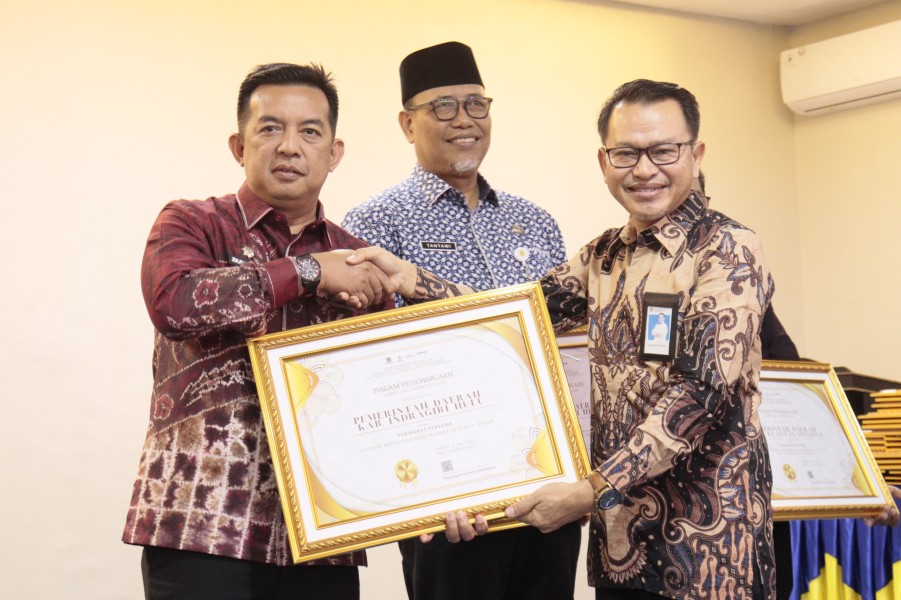 Treasury Award KPPN Rengat 2026, Inhu Raih Peringkat Pertama Kategori Penyaluran TKD