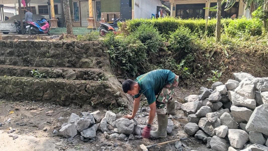 Pembangunan Drainase Baru TMMD ke-129 Terus Berlanjut, Tingkatkan Kualitas Infrastruktur Desa