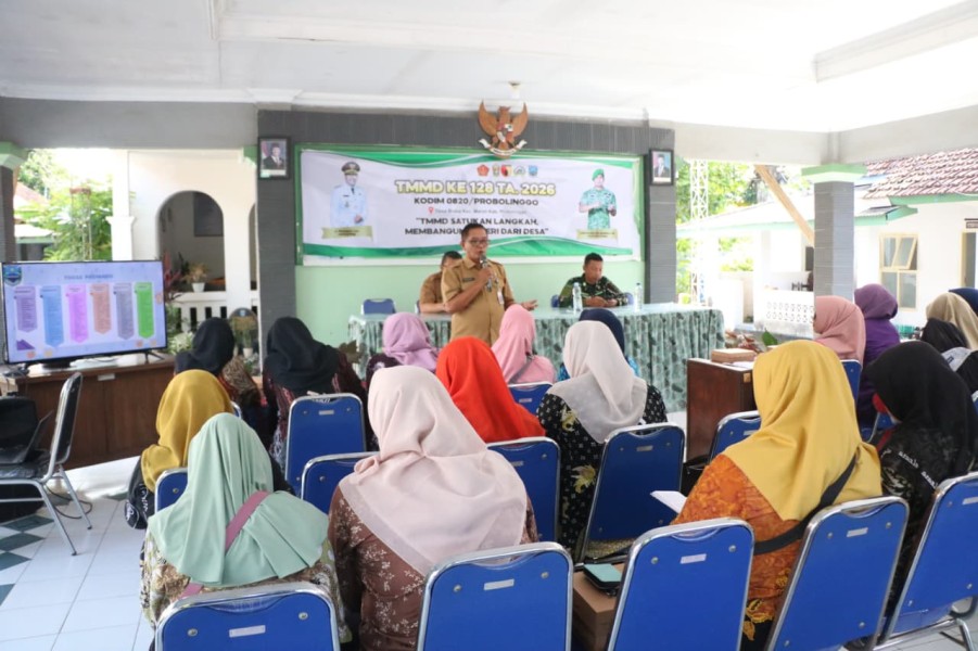 TMMD ke-128, Kodim Probolinggo Bekali Kader Posyandu Kuasai Sistem Data Digital