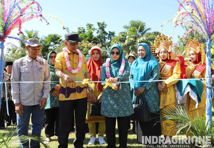 TP PKK Desa se Kecamatan Kemuning Hadiri Jambore yang Dibuka Pj Bupati Inhil