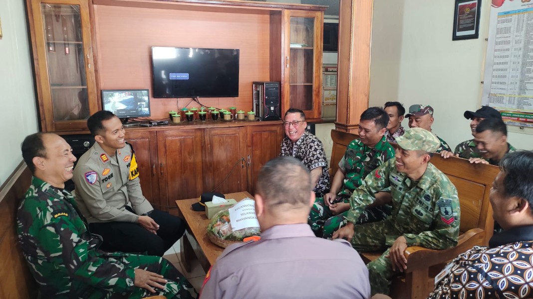 Koramil Kabuh Perkuat Sinergitas dengan Forkopimcam