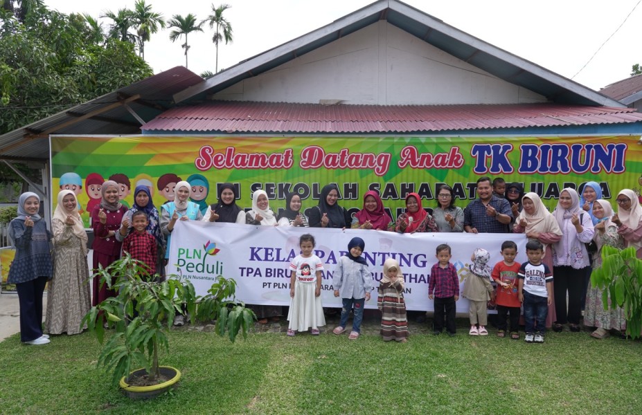 TPA Biruni Mengapresiasi Kontribusi Yang Diberikan oleh PLN NP UP Tenayan