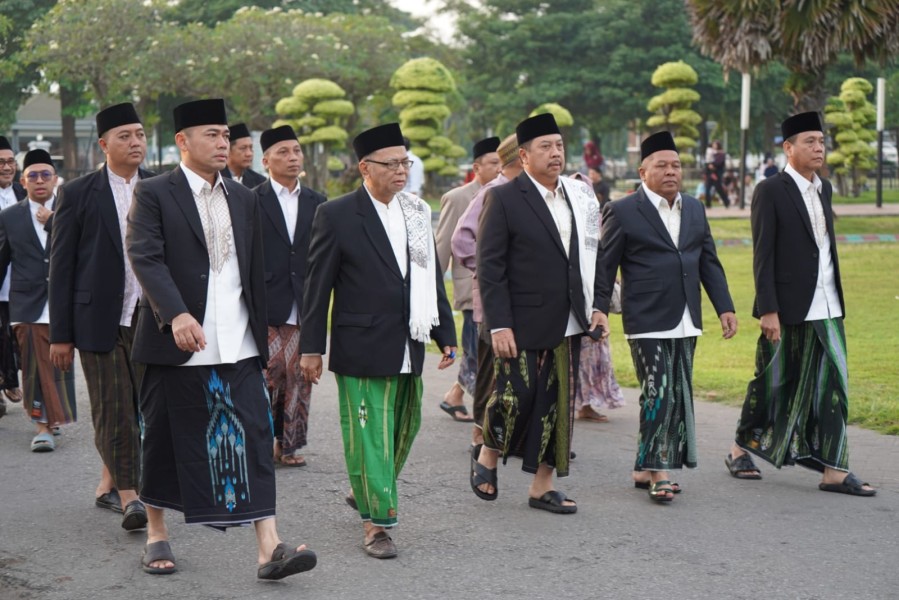 Dandim 0814/Jombang Bersama Forkopimda Gelar Sholat Idul Adha