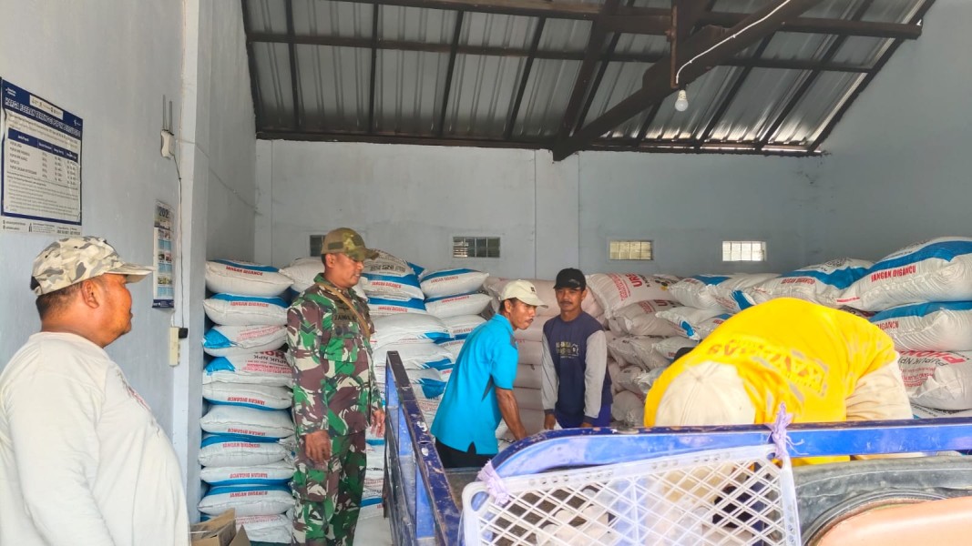 Serka Zainal Pantau Ketersediaan Pupuk di Desa Kedungotok