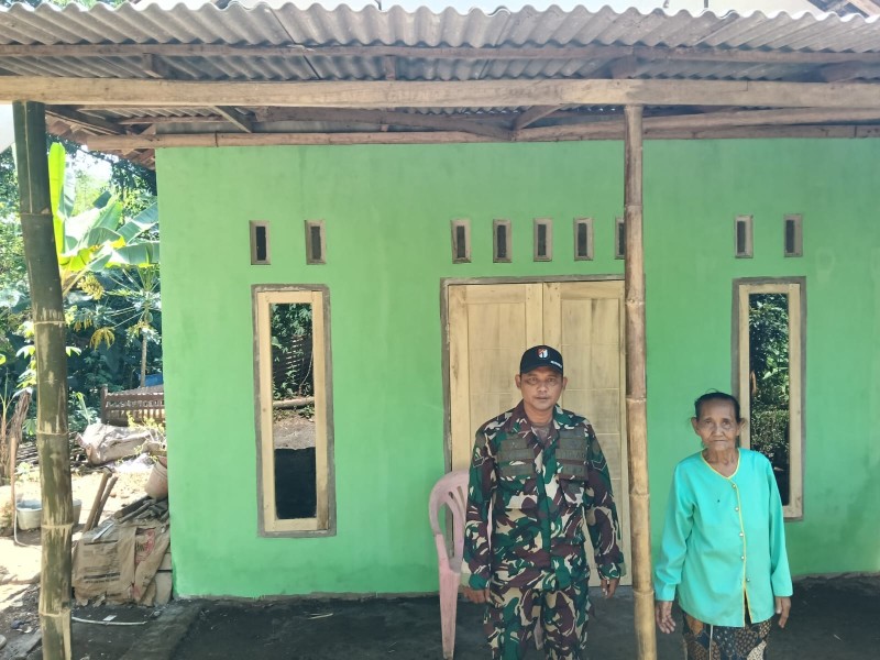 Rehab RTLH Rampung 100 Persen, Rumah Milik Lansia di Dusun Klagin Desa Brabe Siap Huni