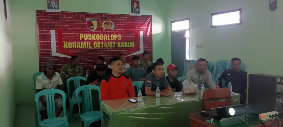 Koramil Kabuh Gelar Nobar Piala Dunia 2026