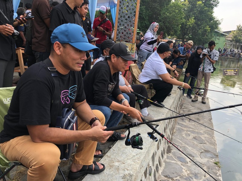 Dandim Jombang Hadiri Mancing Bersama Kapolres Dalam Rangka Menyambut HUT Bhayangkara ke-80