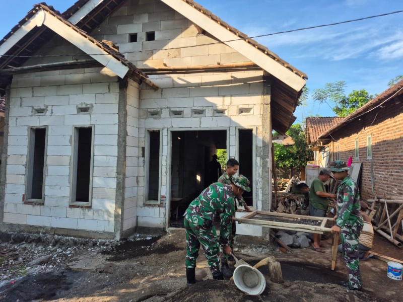 Rehab RTLH Milik Ibu Rafi'ah di Dusun Klagin Capai 85 Persen