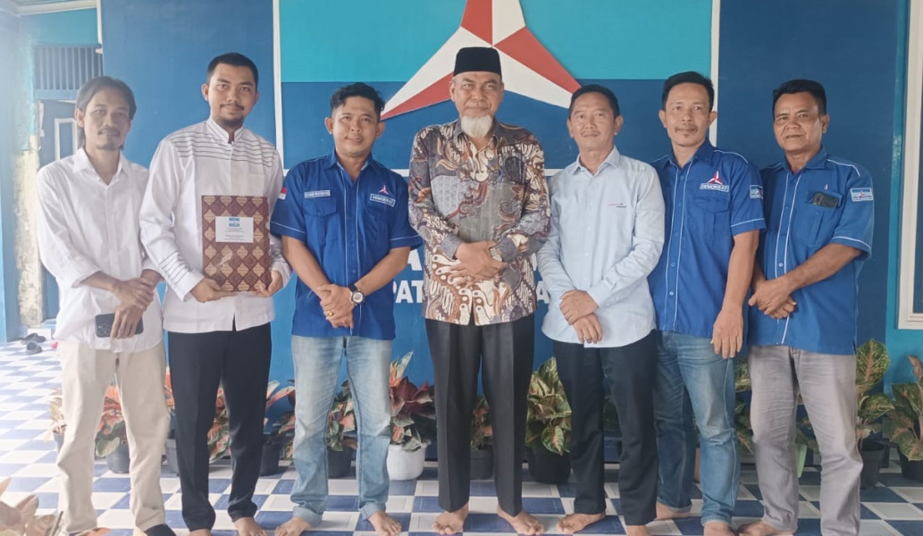 Ustadz Suhaidi Mendaftarkan Diri di Penjaringan Balon Bupato Inhil DPC Partai Demokrat