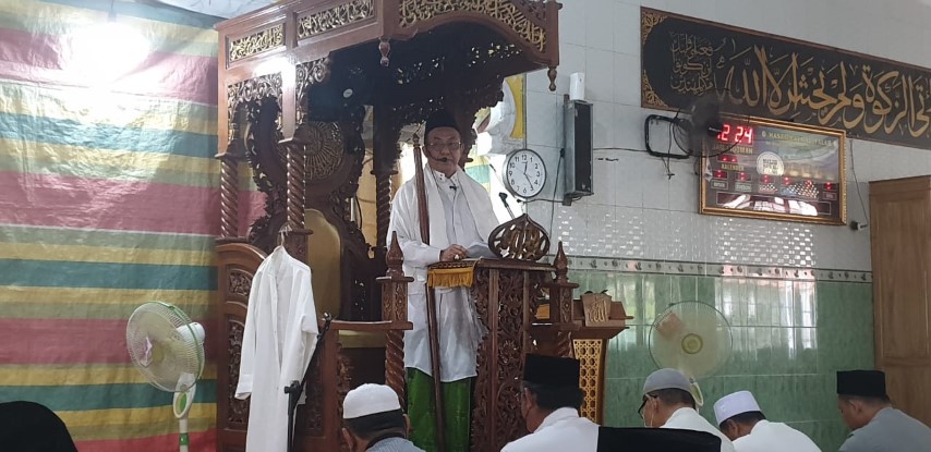 Bupati Khatib Shalat Jumat di Masjid Al-Falah, Keritang 