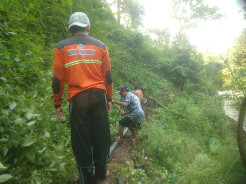 Pengerjaan Pipanisasi dan Penimbunan Pipa di Dusun Klagin Capai 80 Persen
