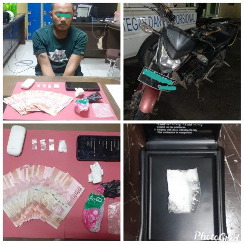 Sedang Menunggu Pembeli,  Pengedar Shabu di Ciduk Tim SatRes Narkoba Polres Kuansing