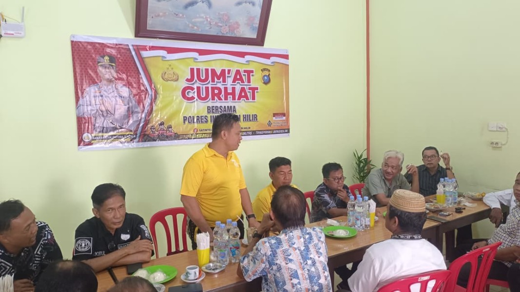 Polres Indragiri Hilir Gelar Jumat Curhat Bersama Masyarakat Tembilahan