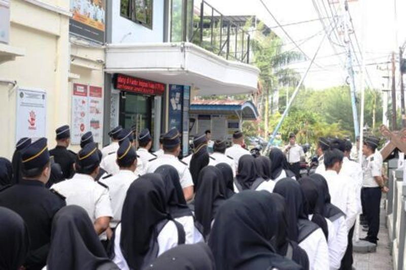 Pimpin Apel Pagi, Kakanim Bengkalis Ingatkan Empat Fungsi Imigrasi
