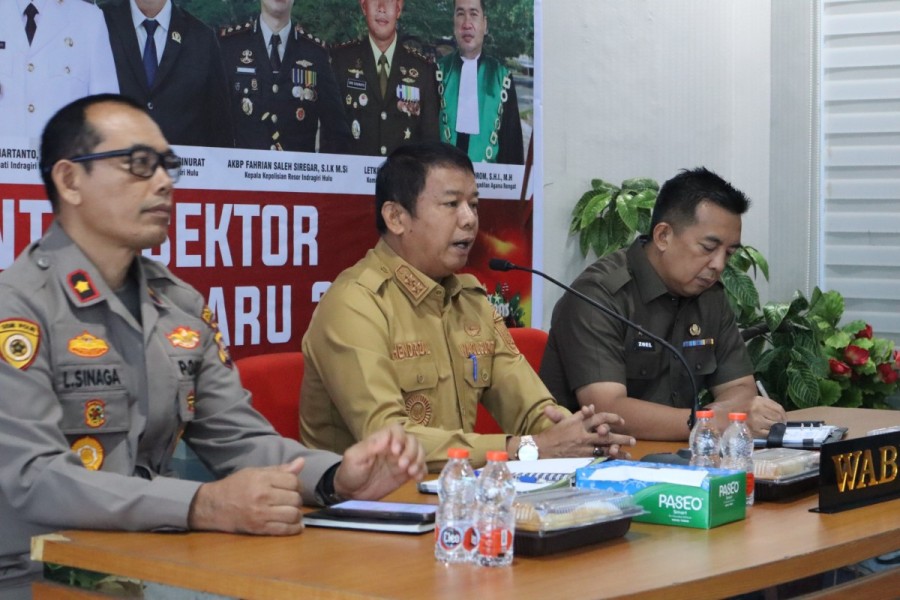 Pemkab Inhu Gelar Rakor Pemantapan Pengamanan dan Pelayanan Jelang Nataru