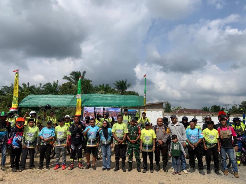 Sebanyak 247 Rider Meriahkan Jelajah Alam Wisata Air Terjun 86 Desa Keritang