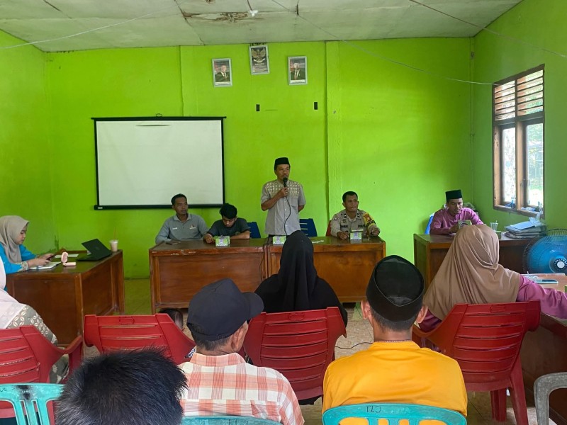 Pemdes Talang Jangkang Rapat Bentuk Panitia HUT RI ke 80