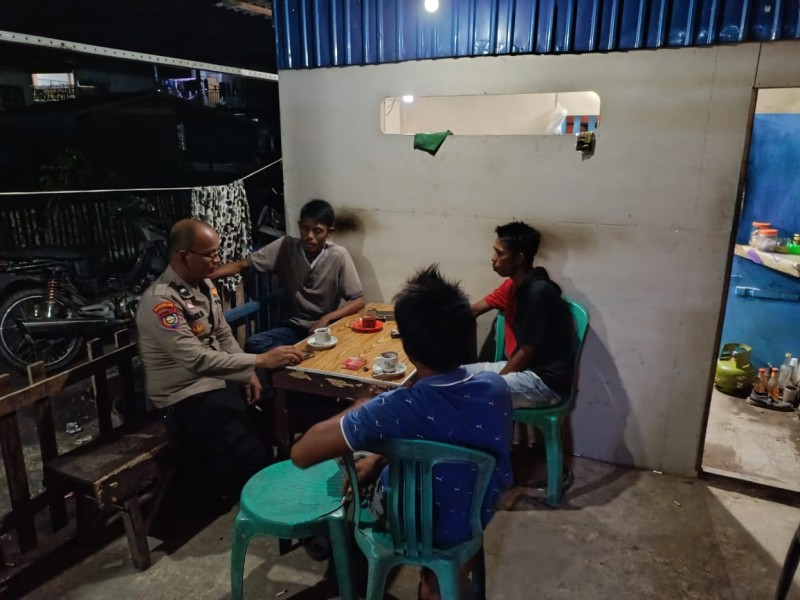 Polsek Sungai Batang Giat Sambang Komunikasi dengan Warga