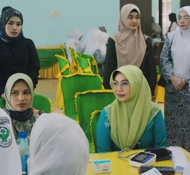Bersempena Hari Kartini Ke-146 DP2KBP3A Inhil Pemeriksaan Kesehatan