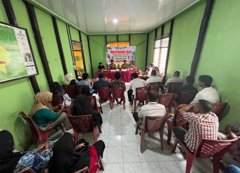 Desa Limau Manis Gelar Musdes Penetapan APBDes 2026