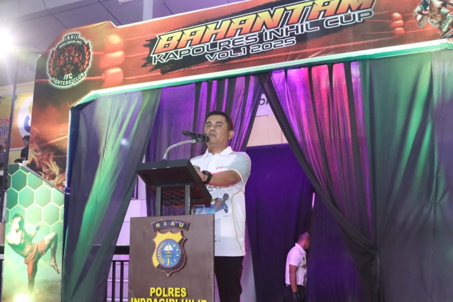 Bahantam Kapolres Inhil Cup Vol I 2025 untuk Jaring Bibit Atlet Freestyle Boxing Dan Muaythai