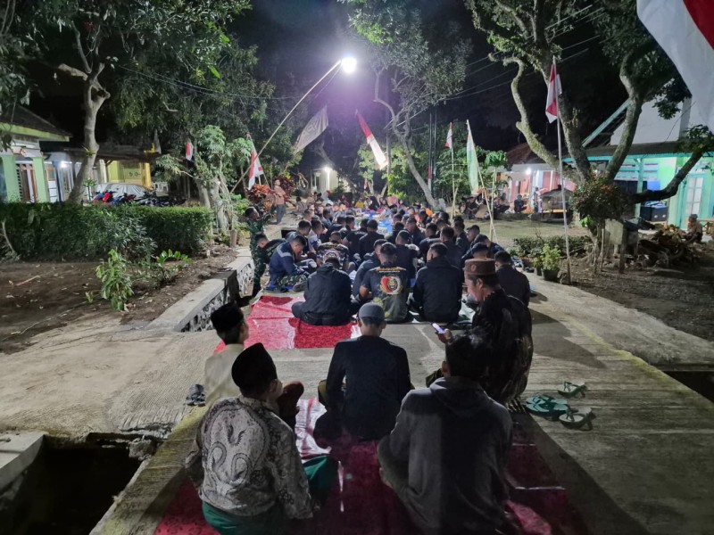 Tasyakuran TMMD ke-129, Satgas dan Warga Ledok Tempuro Gelar Doa Bersama